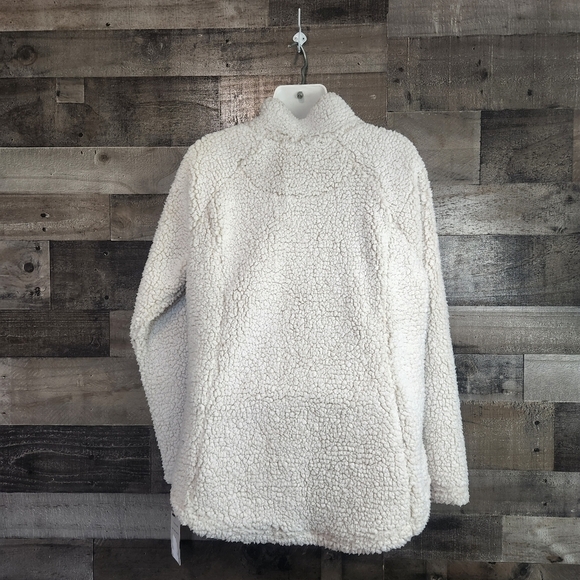 New Te Verde Sherpa Pullover Sweater Size M - Picture 5 of 7